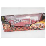 1998 Racing Champions 1:64 Scale NASCAR diecast set. #94 Bill Elliott. Signature Driver Set. Transporter & matching racing car