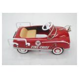 TEXACO Fire Chief diecast Pedal Car Coin Bank. 1996 Limited Numbered Edition (First Edition 1 of 15,000) 1948 BMC Fire Truck stock #48 EMC FE 01