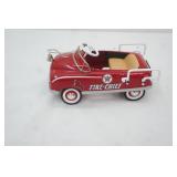 TEXACO Fire Chief diecast Pedal Car Coin Bank. 1996 Limited Numbered Edition (First Edition 1 of 15,000) 1948 BMC Fire Truck stock #48 EMC FE 01