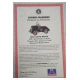 1941 Garton diecast Pedal Car Coin Bank stock #41 GAR. Third in a Series. Big Auto Parts