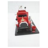 Vintage Music in Motion Collectible Music Box Fire Engine. K3163. Smoke Gets in Your Eyes. Chinese Craftsmen