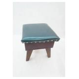PU Leather Foot Stool 12.25" tall