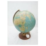 Vintage illuminated world globe (working condition unknown)