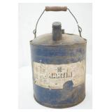 Vintage Martin Ware Galvanized Metal Fuel Can