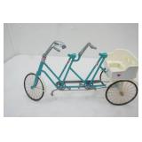 Vintage Mattel Barbie Heart Family Bicycle Built for 4