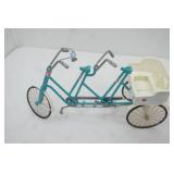 Vintage Mattel Barbie Heart Family Bicycle Built for 4