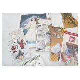 Vintage wooden cutout General Diaz, King Albert, and other vintage collectibles