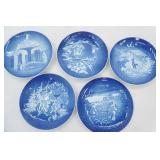 Vintage Copenhagen Porcelain Bing & Grondahl Collectors Pates