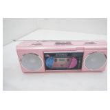 Vintage 80s/90s pink GPX AM/FM Stereo portable radio boombox