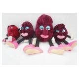 Vintage Plush California Raisins (4ct)