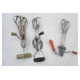 (3ct) Vintage Rotary Mixers