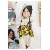 Vintage Doll Collection. Native American, Dutch/Swedish and more