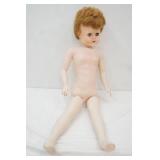 Vintage Rubber Soft Body Doll 30"