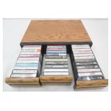 Vintage Cassette Tapes and Case. Moody Blues, The Beatles, The Monkeys, Janet Jackson and more