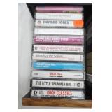 Vintage Cassette Tapes and Case. Moody Blues, The Beatles, The Monkeys, Janet Jackson and more