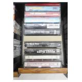 Vintage Cassette Tapes and Case. Moody Blues, The Beatles, The Monkeys, Janet Jackson and more