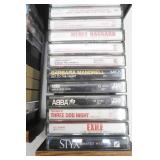 Vintage Cassette Tapes and Case. Moody Blues, The Beatles, The Monkeys, Janet Jackson and more