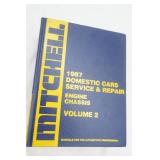 Vintage Mitchell 1987 Domestic Cars Service & Repair. Engine Chassis & Tune-Up Electrical