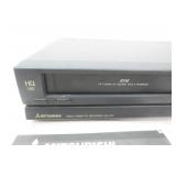 Mitsubishi Video Cassette Recorder HS-U20. with remote, manual, power cord, av cord