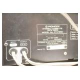 RCA Speakers, Pioneer Cassette Player Deck/Receiver, Fisher Double Auto Reverse Cassette Deck