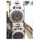 RCA Speakers, Pioneer Cassette Player Deck/Receiver, Fisher Double Auto Reverse Cassette Deck