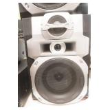 RCA Speakers, Pioneer Cassette Player Deck/Receiver, Fisher Double Auto Reverse Cassette Deck