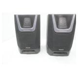 (2ct) Panasonic Speakers SB-AK20. 13" tall