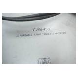 SANYO CD/AM/FM/TAPE Portable Stereo. CWM-450