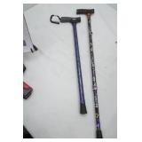2 Adjustable Canes , Carex Brand