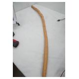 Carved walking stick