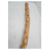 Carved walking stick