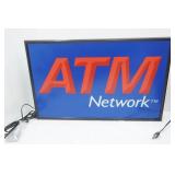 Lighted ATM machine sign , works,23" x 14" x 5"