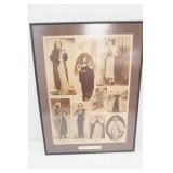 25"x 19" "The Latest Fashion of 1935" Framed Print