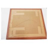 19"x 17" "Right on Time" Canadian Geese Framed Art Print. by Richard E. Bishop