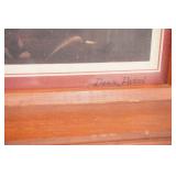 19"x17" "Dawn Patrol" Greater Scaup Framed Art Print. by Richard E. Bishop