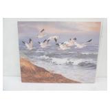 20x16" Canvas Art Print "Snow Geese" by Andres Kiss