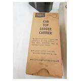 Vintage Duracell Spotlight Lantern, Can Crusher, Car Top Ladder Carrier, Pruning Shears (new), Holiday Light Hooks (new)