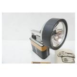 Vintage Duracell Spotlight Lantern, Can Crusher, Car Top Ladder Carrier, Pruning Shears (new), Holiday Light Hooks (new)