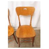 Vintage Wooden Dining Room Chairs (2ct)