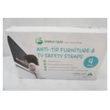 NEW Garmin nuvi 1400 series (complete, NEW); secrui door chime (used, complete); NEW Anti-Tip Furniture TV Safety Straps (complete)