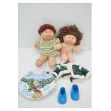 Vintage Cabbage Patch Dolls (2ct) Boy & Girl
