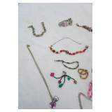 Jewelry Lot: Assorted Costume Jewelry.