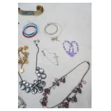 Jewelry Lot: Assorted Costume Jewelry.