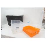 Several Storage Totes (no lids)