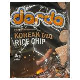 Box Q - Jarda Korean BBQ Rice Chips - Non-Fried, 4 Bags