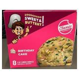 AK 4 - Classic Cookie Birthday Cake - 8 Jumbo Cookies