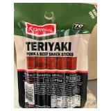 Trol - Klement's Teriyaki Pork & Beef Snack Sticks 3.5 oz (6 Bags)