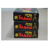 60 TulAmmo .223 Rem 55 Gr FMJ Steel Case Ammo