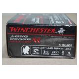 10 Winchester Long Beard XR 12 Gauge 3-1/2" 4 Shot Turkey Shotshells