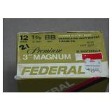 21 Federal Premium 12 Gauge 3" Magnum BB Shot Shotshells